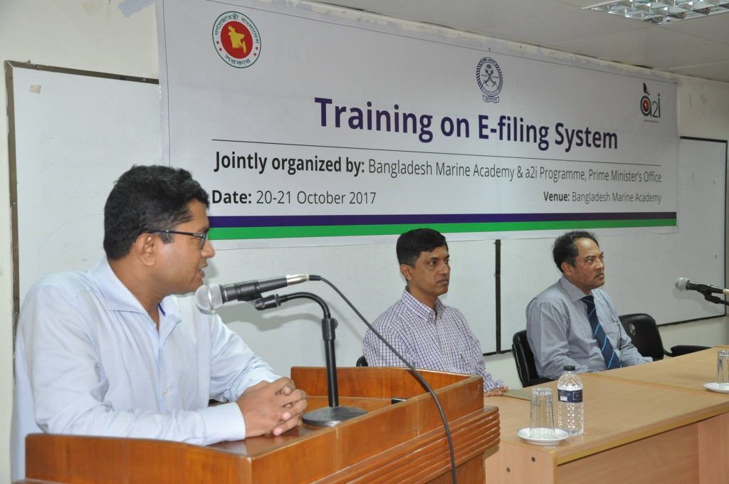 Training on E-filing System