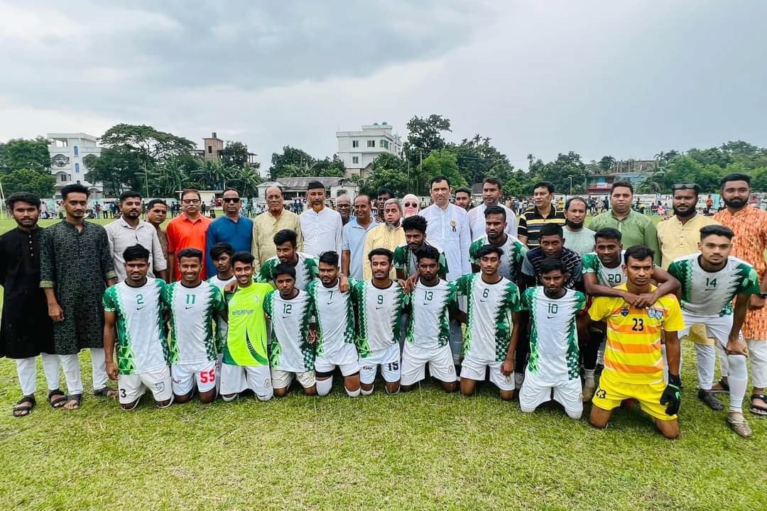 গৌরীপুরে শেখ রাসেল ফুটবল টুর্ণামেন্টের ফাইনাল খেলা অনুষ্ঠিত