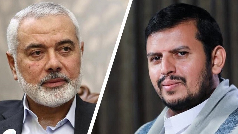 Ismail Haniyeh (Left) - Abdul-Malik Badruldeen al-Houthi (Right)