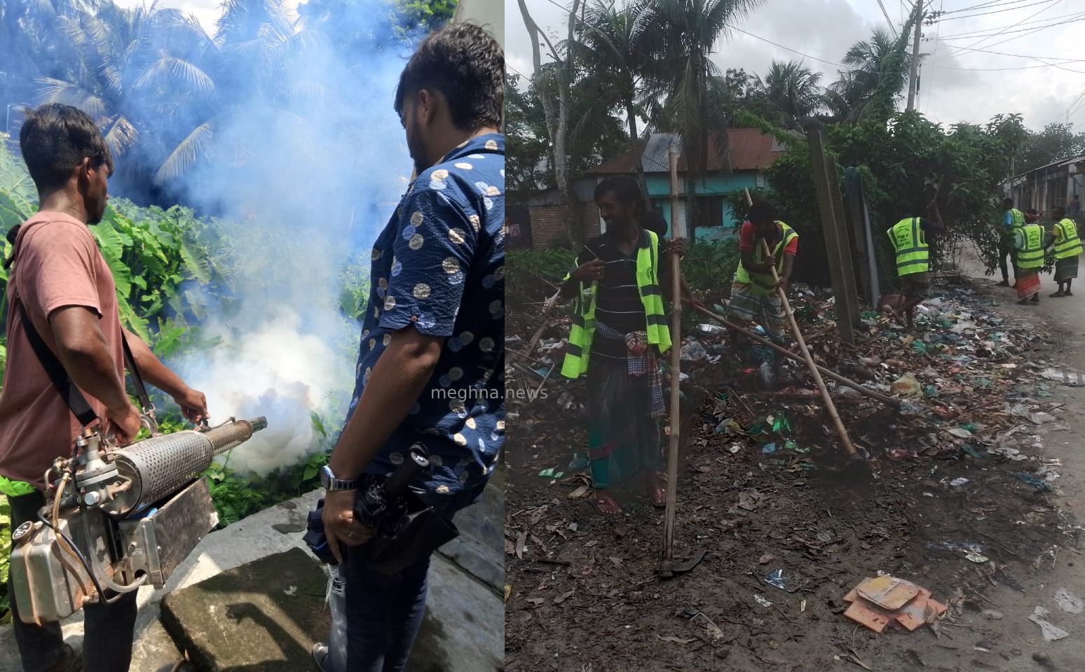 দাউদকান্দি পৌরসভায় ডেঙ্গু প্রতিরোধে বিভিন্ন উদ্যোগ