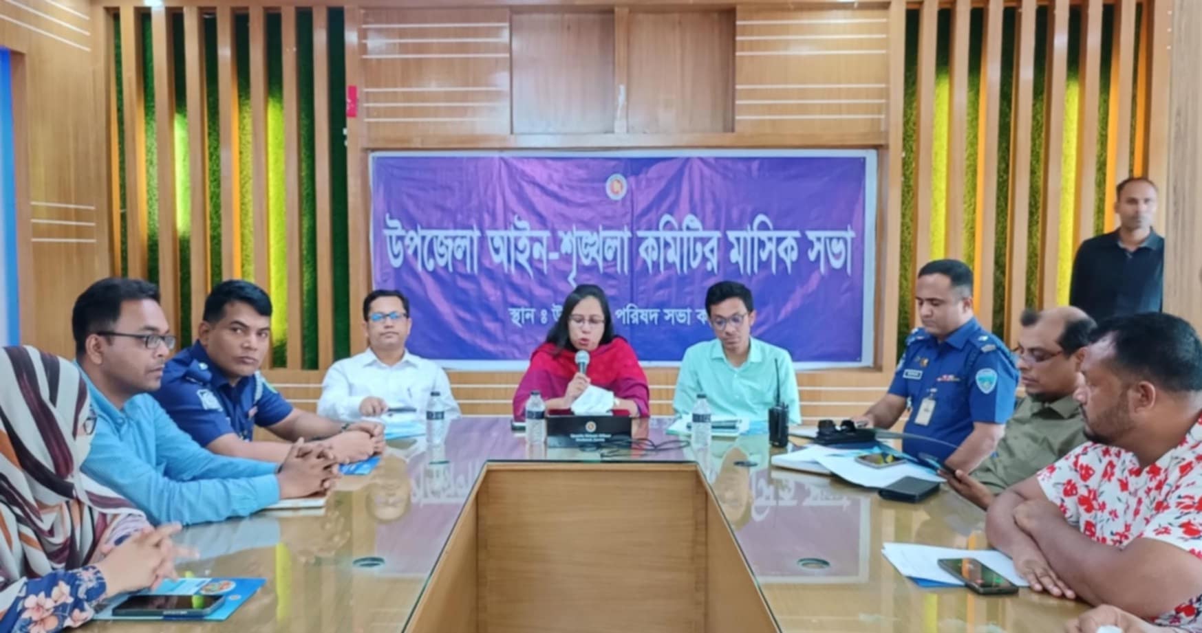 দাউদকান্দিতে মাসিক আইনশৃঙ্খলা ও সাধারণ সভা অনুষ্ঠিত