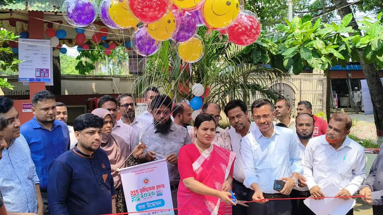 দাউদকান্দিতে তিন দিনব্যাপী ভূমিসেবা মেলার উদ্বোধন
