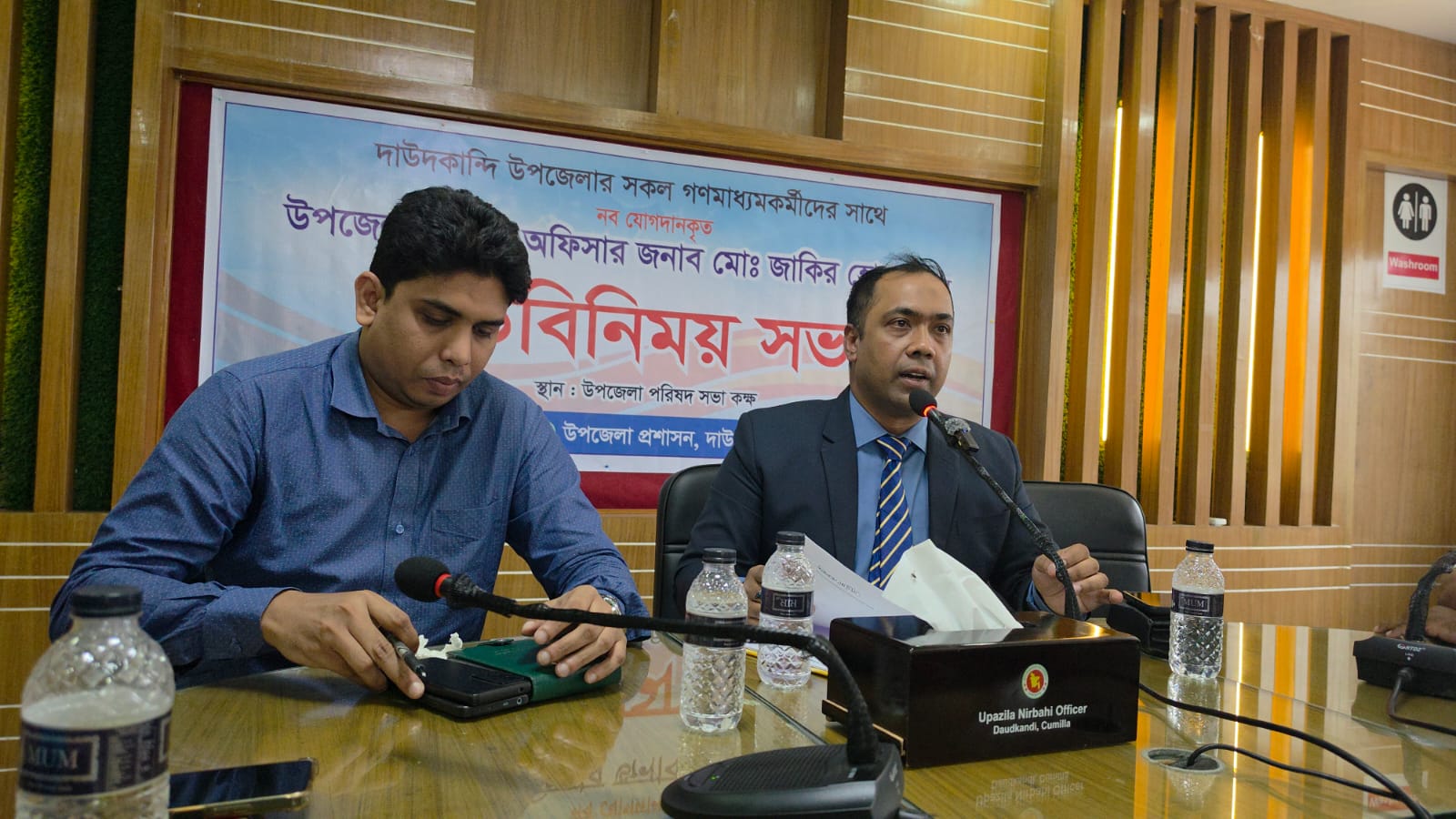 সত্যটা তুলে ধরুন, সাংবাদিকদের নবাগত ইউএনও জাকির হোসেন